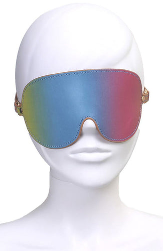 Rainbow blindfold mask