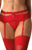 Red 3 pc lingerie set