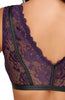 Sexy purple lingerie set with restraints