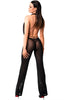 Daring sheer mesh jumpsuit with all-over glitter from COAX Copenhagen - bold, sensual, and radiant