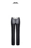 Sultry black mesh jumpsuit with sparkling glitter accents - for those who love to glow with confidence