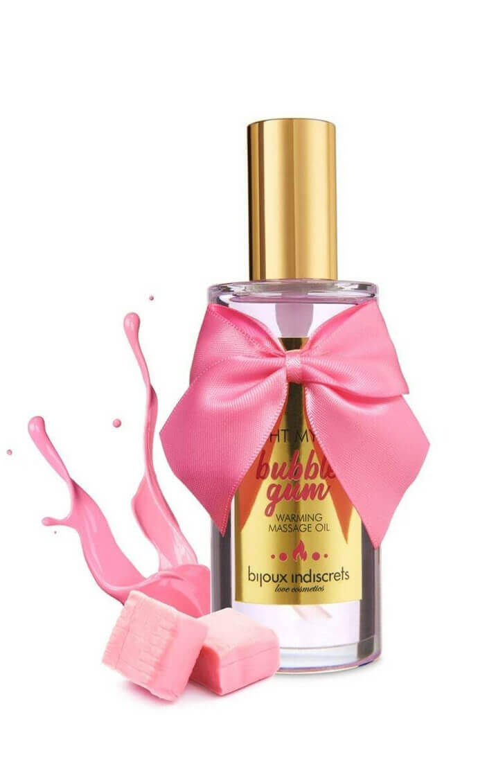 Strawberry Bubblegum warming massage oil