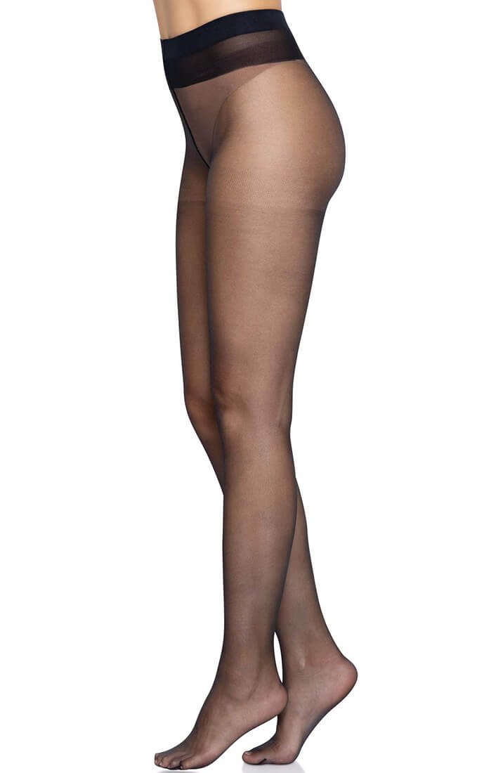 Black sheer pantyhose