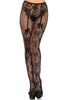 Crotchless pantyhose with illusion suspender