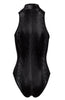 Black faux snakeskin bodysuit - Option One