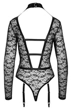 Load image into Gallery viewer, Lace bodysuit with harness look - Restricted Access