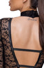 Lace bodysuit with harness look - Restricted Access
