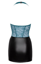 Load image into Gallery viewer, Bodycon dress with teal lace - In The Loop