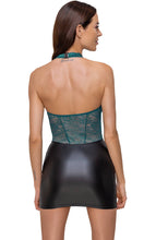 Load image into Gallery viewer, Bodycon dress with teal lace - In The Loop