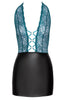 Bodycon dress with teal lace - In The Loop