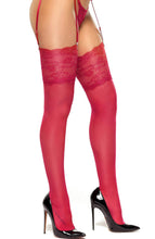 Load image into Gallery viewer, Red thigh highs - Romance