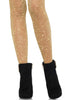 Gold tights with gold glitter