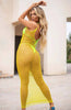 Yellow twist net maxi dress - The Sun Is Out