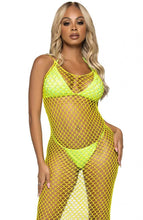Load image into Gallery viewer, Yellow twist net maxi dress - The Sun Is Out