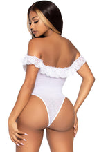 Load image into Gallery viewer, White off the shoulder bodysuit - Honey
