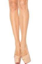 Load image into Gallery viewer, Nude fishnet pantyhose