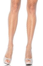 Load image into Gallery viewer, White fishnet pantyhose
