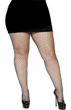 Load image into Gallery viewer, Black fishnet pantyhose