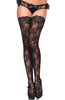 Black lace stay up stockings 