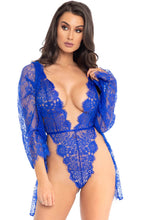 Load image into Gallery viewer, Blue bodysuit &amp; robe - Feeling Blue