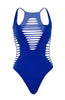 Blue seamless shredded bodysuit - Anything For Blue