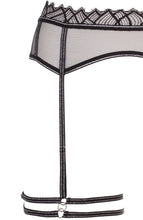 Load image into Gallery viewer, Black garter belt - Manhattan Harness Garter