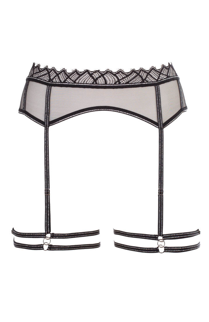 Black garter belt - Manhattan Harness Garter