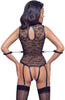 Lace bodysuit with harness - All Tied Up
