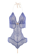 Load image into Gallery viewer, Blue bodysuit with pearl string - Sydney Body Single