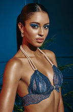 Load image into Gallery viewer, Blue bralette with pearl strand - Sydney Bra