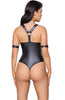 Crotchless bodysuit with restraints - Observing Individuals