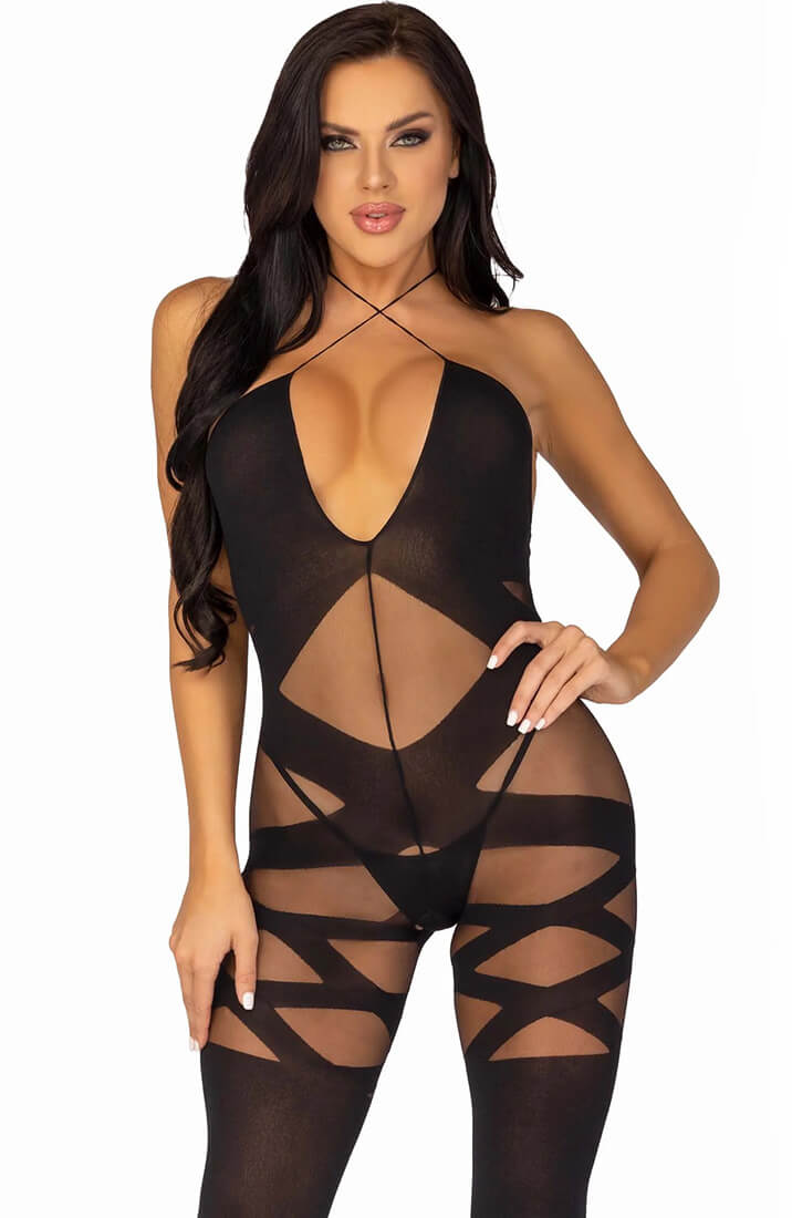 Crotchless bodystocking - Kelsie Jean Smeby