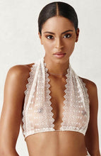 Load image into Gallery viewer, Ivory bralette with pearls - Geneva Bra