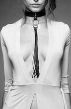 Load image into Gallery viewer, Faux leather Tassel choker