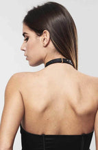 Load image into Gallery viewer, Faux leather choker with O-ring
