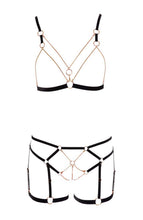 Load image into Gallery viewer, Harness &amp; chain lingerie set - Chained to You
