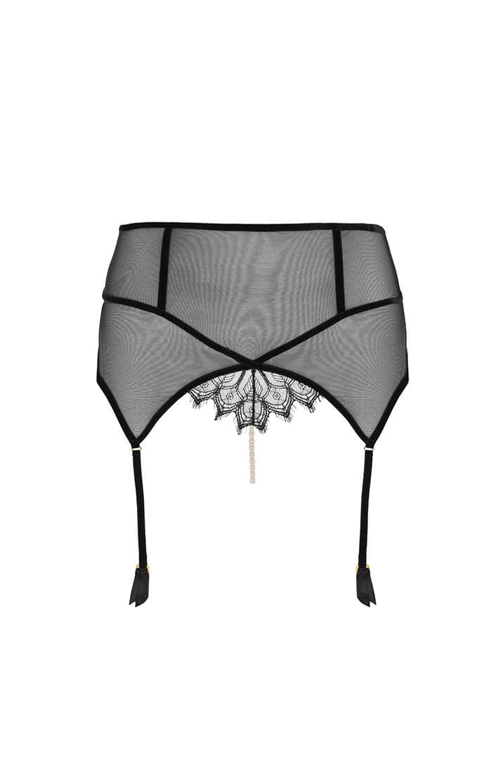 Garter belt with pearl string - Kyoto Suspender Brief