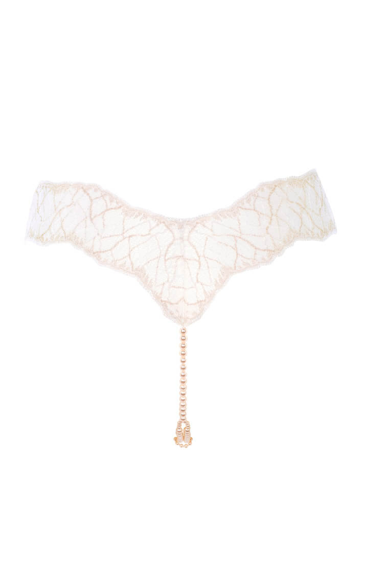 Ivory double pearl string - Sydney Double