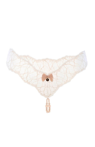 Ivory double pearl string - Sydney Double