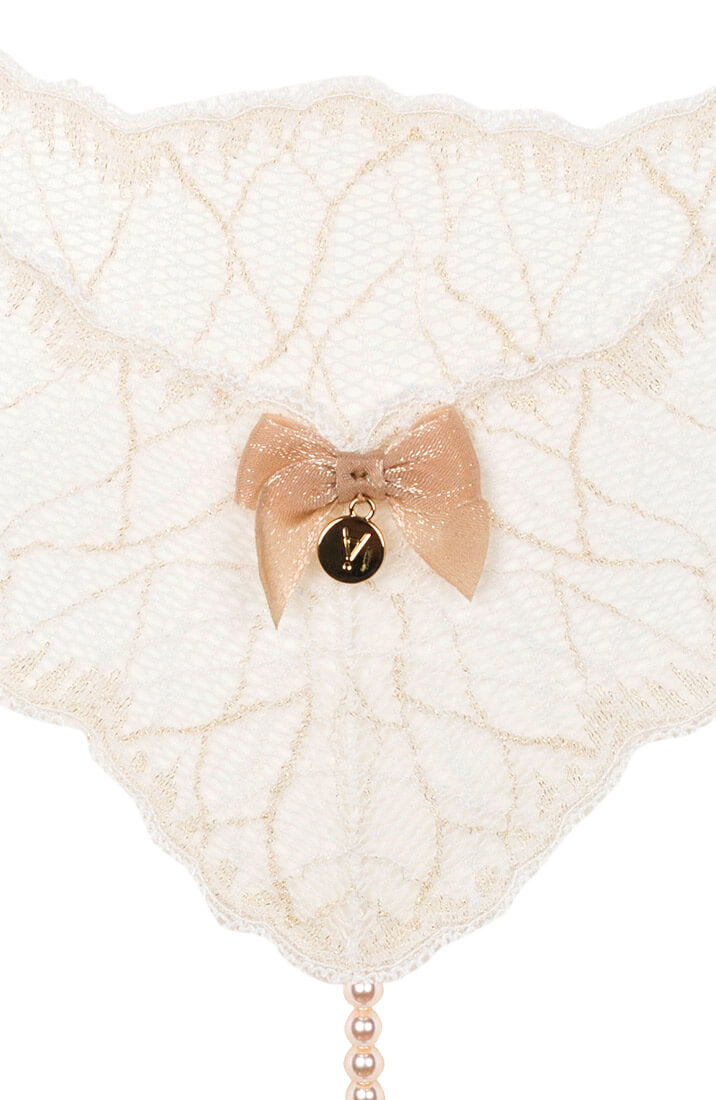 Ivory pearl string - Sydney Single