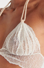 Load image into Gallery viewer, Ivory bralette with pearl strand - Sydney Bra