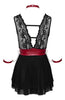 Lingerie dress with choker & restraints - Seeking Visuals