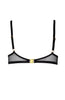 Black bra with cage-straps - London Bra