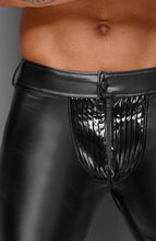 Load image into Gallery viewer, Black wet look pants with PVC - RAY