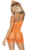 Orange multi dress with rhinestones - Midnight Power