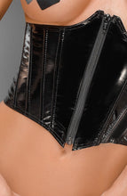 Load image into Gallery viewer, PVC underbust corset - Please Do