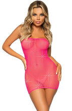 Load image into Gallery viewer, Pink multi dress with rhinestones - I Heart You