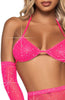 Pink rhinestone fishnet lingerie - Too Glam to Give a Damn
