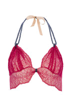 Load image into Gallery viewer, Red bralette with pearl strand - Sydney Dark Bra