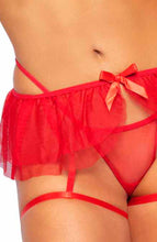 Load image into Gallery viewer, Red 3 pc. lingerie set - Love &amp; Kisses